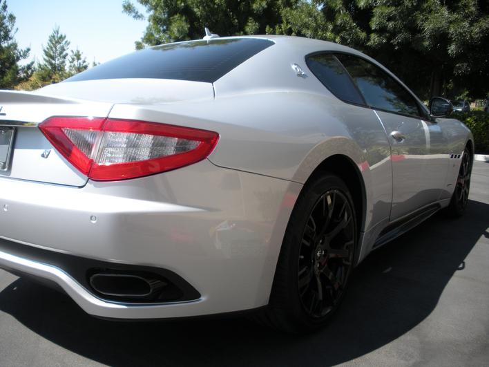 Photo of Maserati with wheel repairs performed by Wheel Magic, Inc.